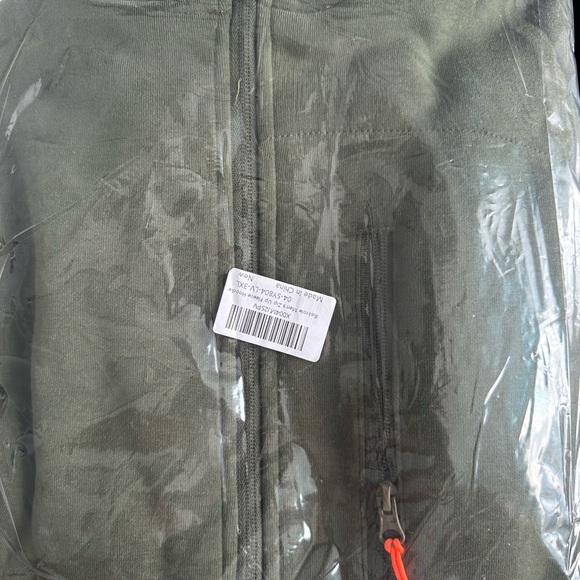 Green Men's Zip up Hoodie - Picture 2 of 2